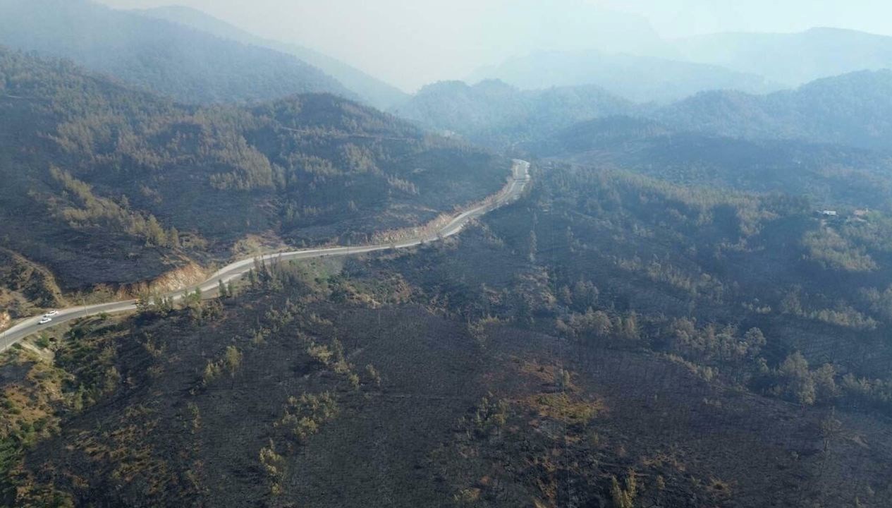 63 saat surdu koycegizdeki tahribat havadan goruntulendi BMmKw8VA