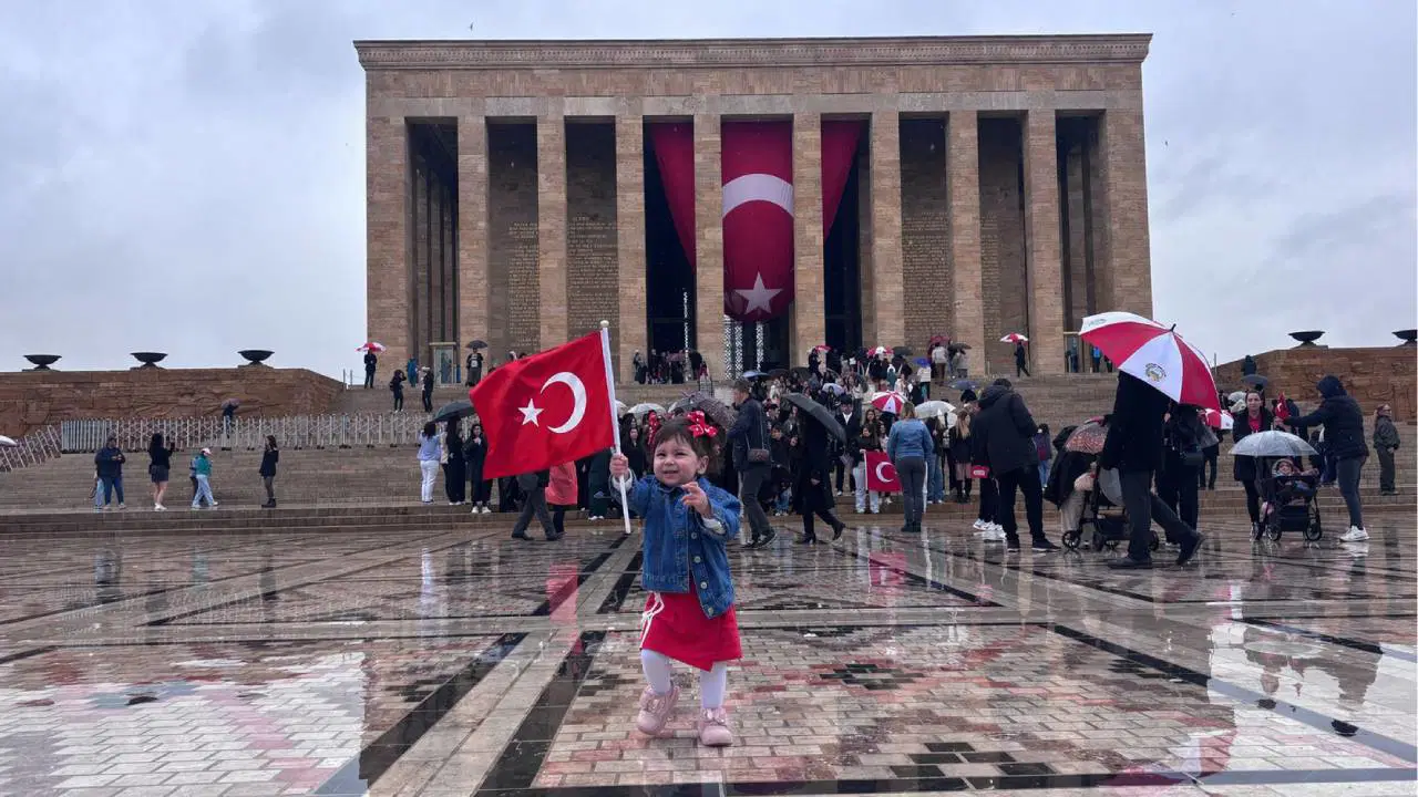 Anıtkabir’de 23 Nisan Sevinci