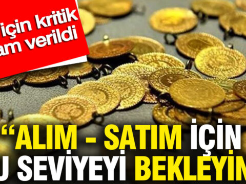 Altin icin kritik rakam verildi alim satim icin bu seviyeyi bekleyin 6j75bCZ4